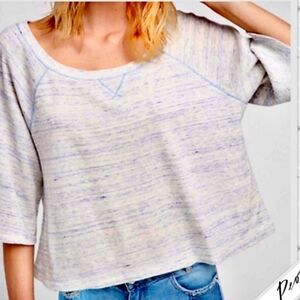 Free People We The Free Sacramento Tee  Light Blue Sz S